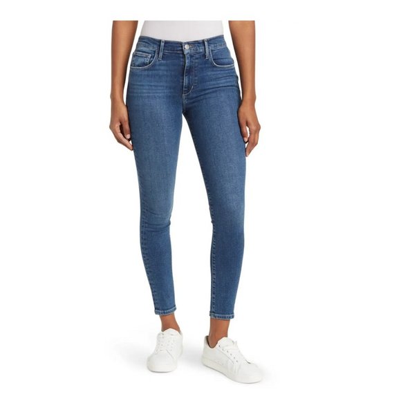 Joe's Jeans Denim - Joe's Jeans Stretchy Skinny Blue Jeans Pants Cut 11877-00 Damaged Women's 28